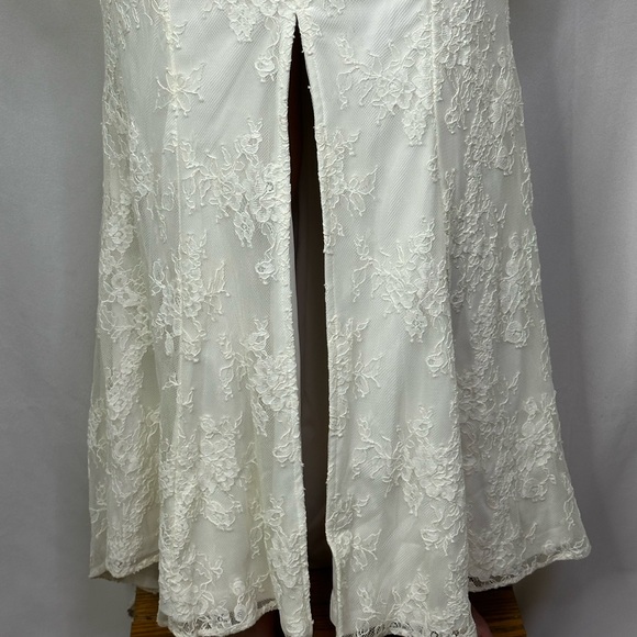 Lulus Bodycon Floral Maxi Dress Sleeveless V-Neck Wedding Formal Mermaid Gown - Picture 5 of 14